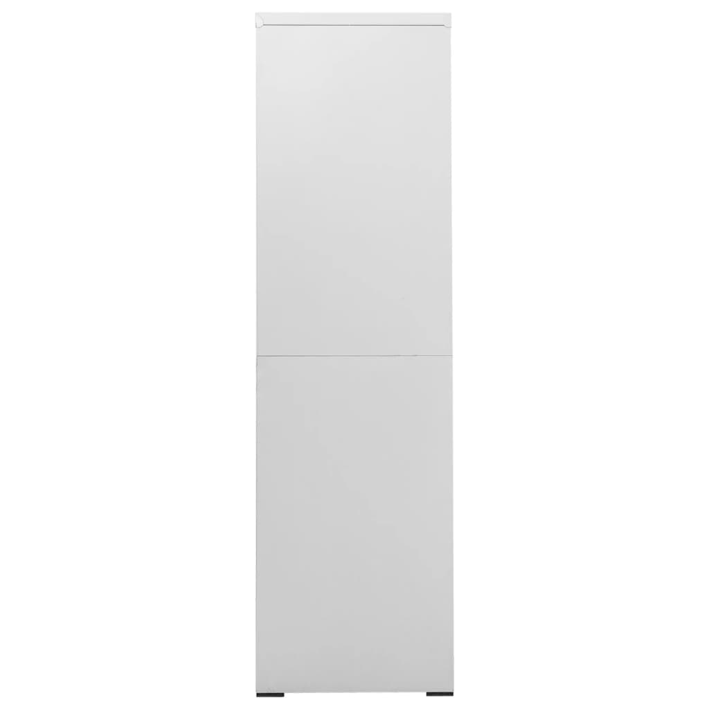 vidaXL Fișet, gri deschis, 90x46x164 cm, oțel vidaXL Fișet, gri deschis, 90x46x164 cm, oțel