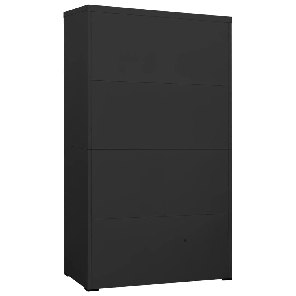 vidaXL Fișet, antracit, 90x46x164 cm, oțel vidaXL Fișet, antracit, 90x46x164 cm, oțel