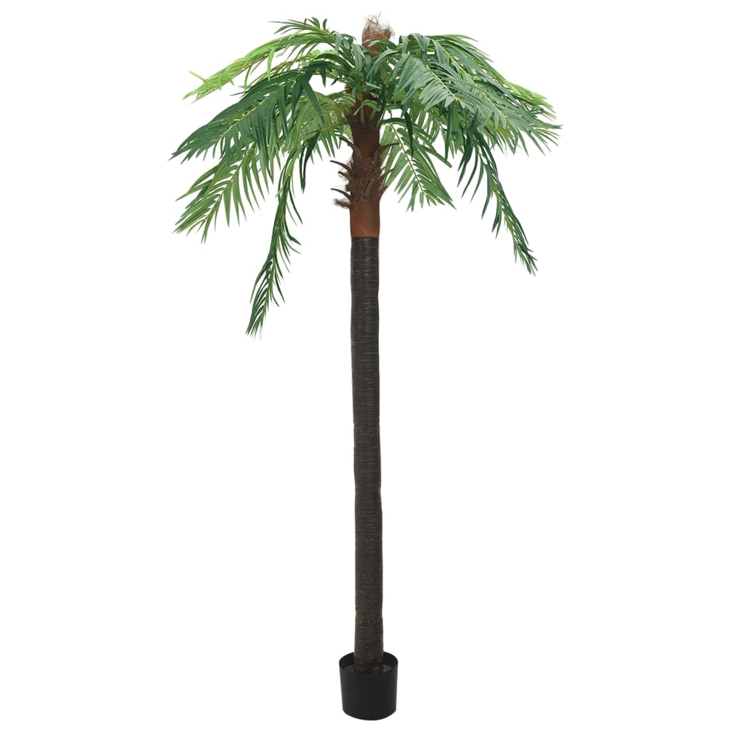 vidaXL Plantă artificială palmier phoenix cu ghiveci, verde, 305 cm vidaXL Plantă artificială palmier phoenix cu ghiveci, verde, 305 cm
