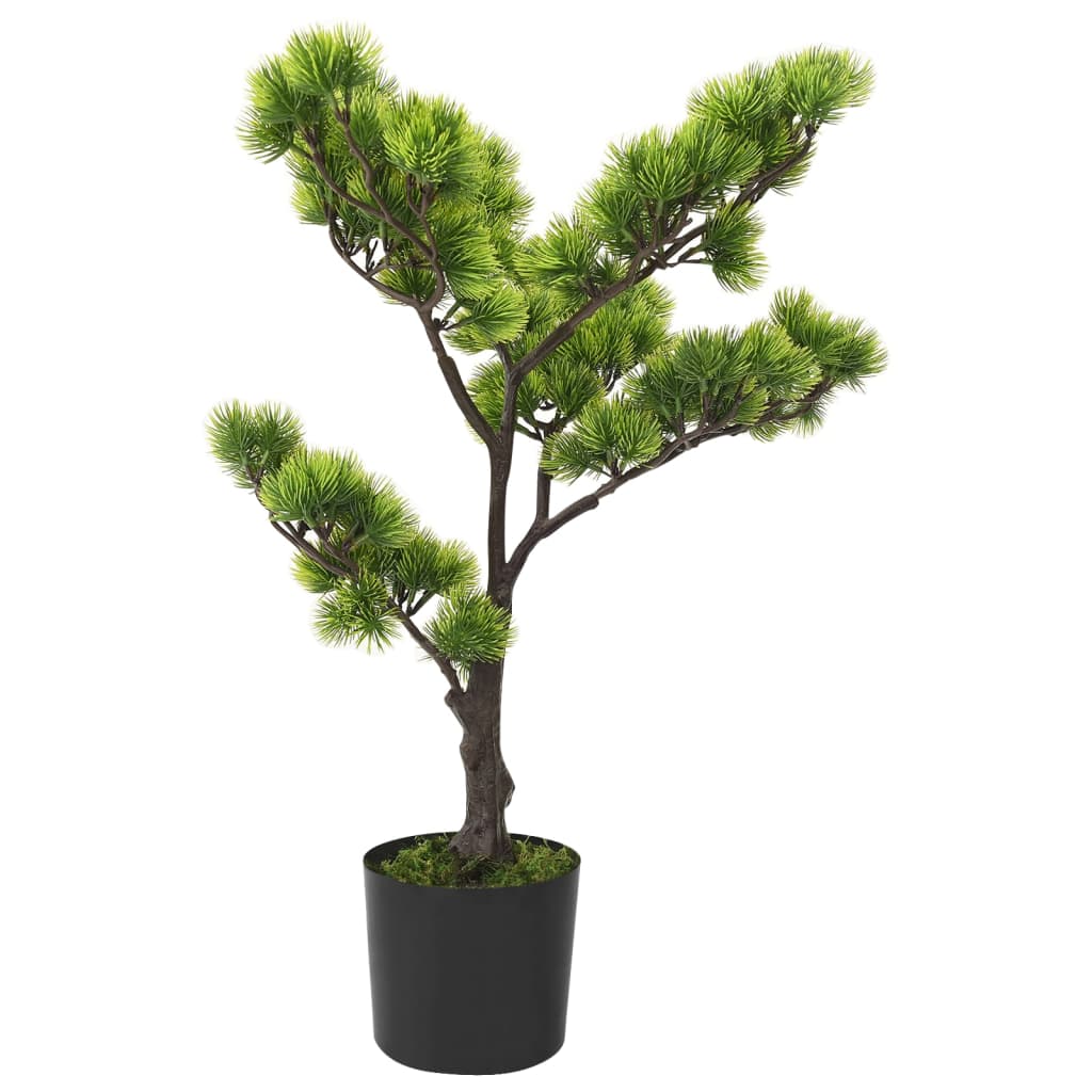 vidaXL Bonsai Pinus artificial cu ghiveci, verde, 60 cm vidaXL Bonsai Pinus artificial cu ghiveci, verde, 60 cm