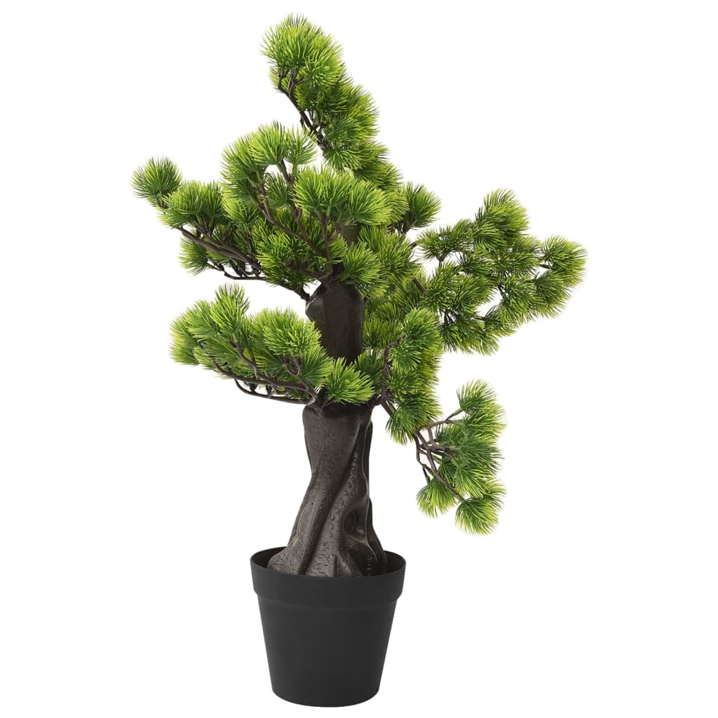 vidaXL Bonsai Pinus artificial cu ghiveci, verde, 60 cm vidaXL Bonsai Pinus artificial cu ghiveci, verde, 60 cm