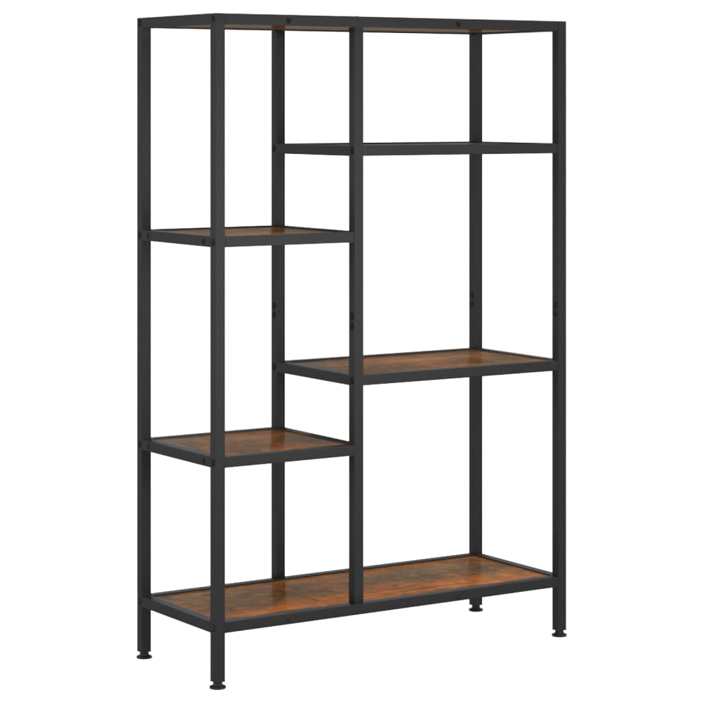 vidaXL Bibliotecă, 80x30x120 cm, oțel și lemn prelucrat vidaXL Bibliotecă, 80x30x120 cm, oțel și lemn prelucrat