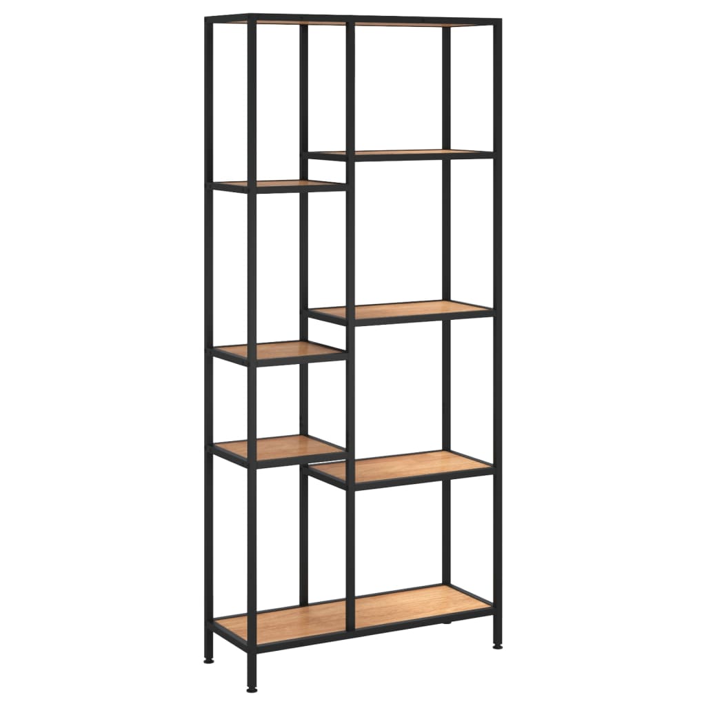 vidaXL Bibliotecă, 80x30x180 cm, oțel și lemn prelucrat vidaXL Bibliotecă, 80x30x180 cm, oțel și lemn prelucrat
