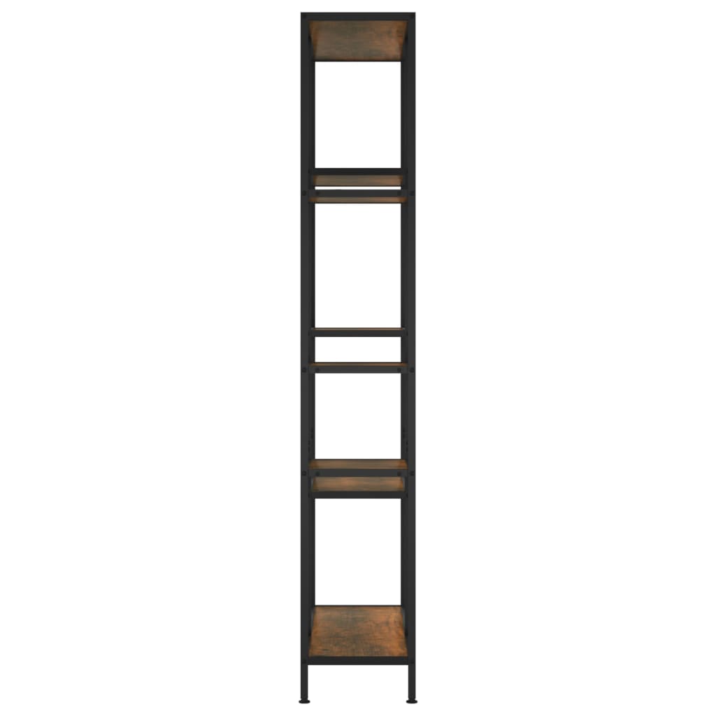 vidaXL Bibliotecă, 80x30x180 cm, oțel și lemn prelucrat vidaXL Bibliotecă, 80x30x180 cm, oțel și lemn prelucrat