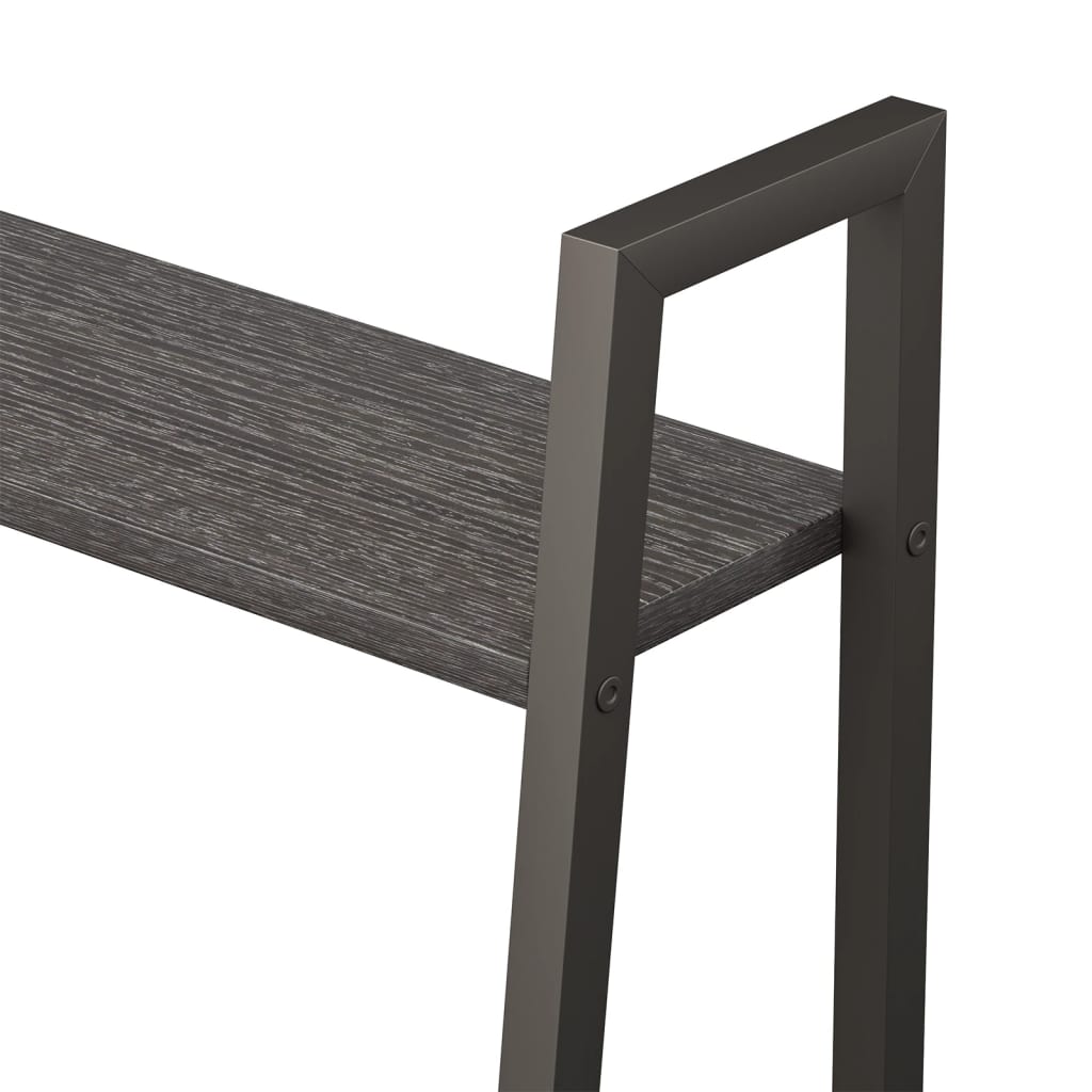 vidaXL Raft de sine stătător cu 5 niveluri, negru, 56x35x174 cm vidaXL Raft de sine stătător cu 5 niveluri, negru, 56x35x174 cm