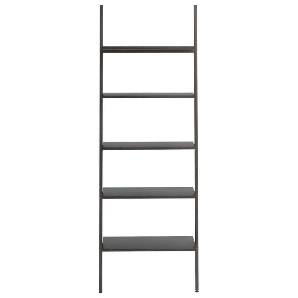 vidaXL Raft înclinat, cu 5 niveluri, negru, 64x34x185,5 cm vidaXL Raft înclinat, cu 5 niveluri, negru, 64x34x185,5 cm