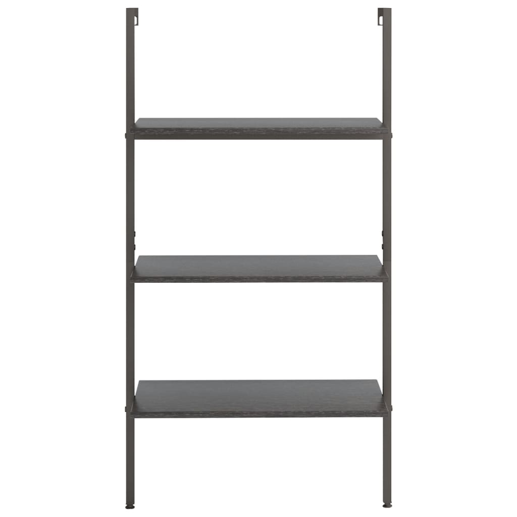 vidaXL Raft înclinat cu 3 niveluri, negru, 64x35x120,5 cm vidaXL Raft înclinat cu 3 niveluri, negru, 64x35x120,5 cm