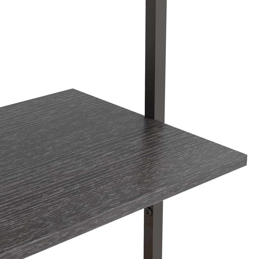 vidaXL Raft înclinat cu 3 niveluri, negru, 64x35x120,5 cm vidaXL Raft înclinat cu 3 niveluri, negru, 64x35x120,5 cm