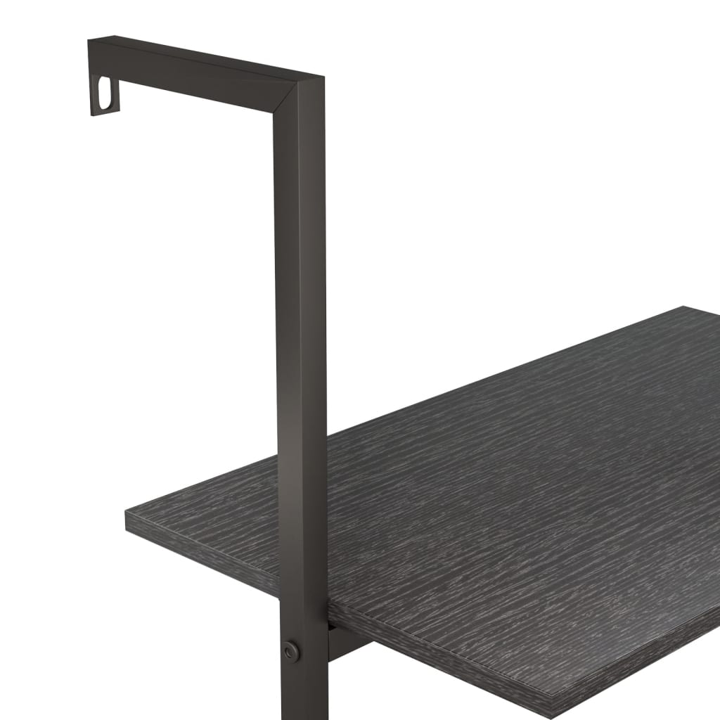 vidaXL Raft înclinat cu 3 niveluri, negru, 64x35x120,5 cm vidaXL Raft înclinat cu 3 niveluri, negru, 64x35x120,5 cm