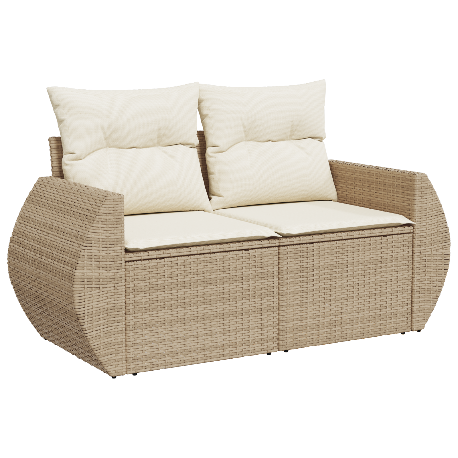vidaXL Set de canapele pentru grădină cu pernă 13 pcs bej și crem vidaXL Set de canapele pentru grădină cu pernă 13 pcs bej și crem