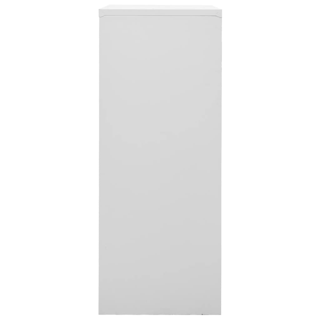 vidaXL Dulap de birou, gri deschis, 90x40x102 cm, oțel