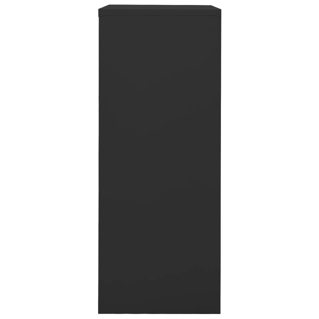 vidaXL Dulap de birou, antracit, 90x40x102 cm, oțel