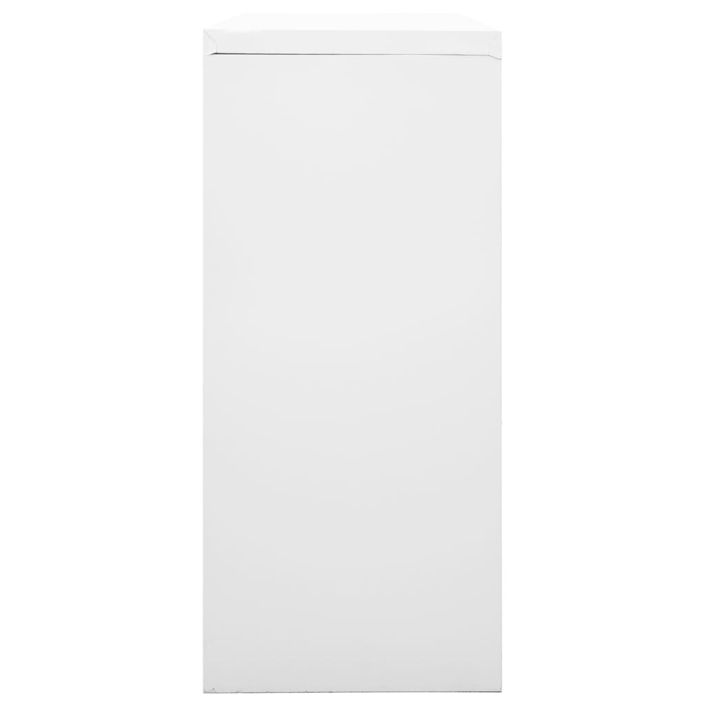 vidaXL Dulap cu ușă glisantă, gri, 90x40x90 cm, oțel