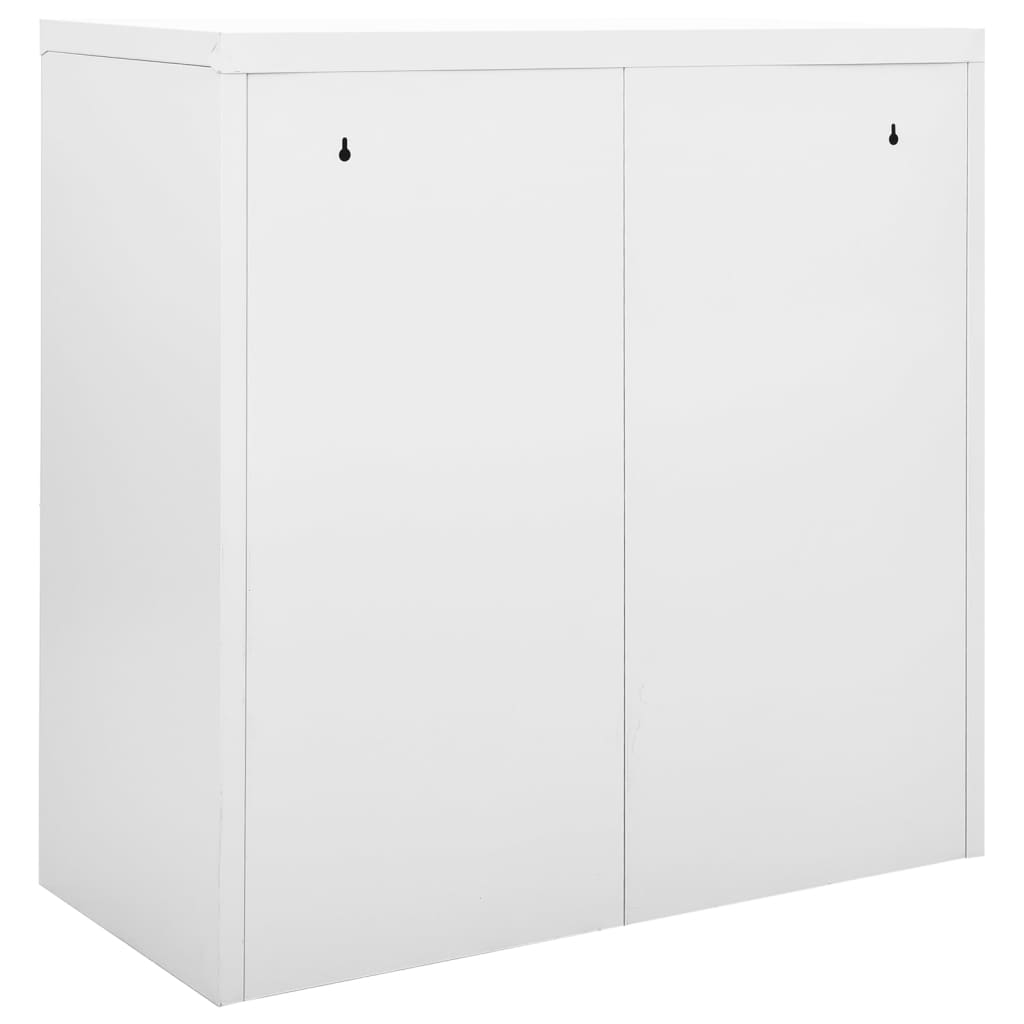 vidaXL Dulap cu ușă glisantă, gri, 90x40x90 cm, oțel