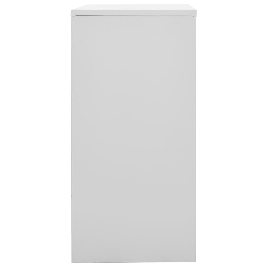 vidaXL Dulap vestiar, gri deschis și roșu, 90x45x92,5 cm, oțel vidaXL Dulap vestiar, gri deschis și roșu, 90x45x92,5 cm, oțel