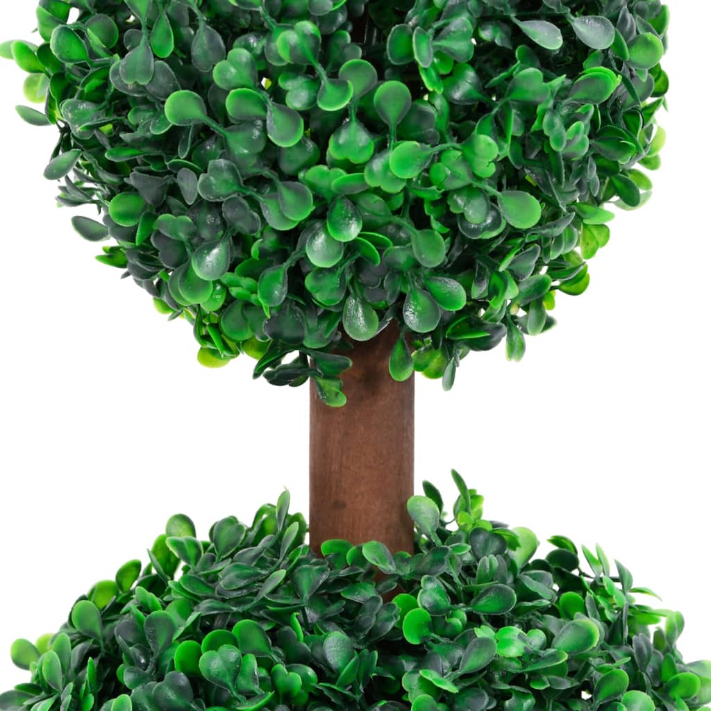 vidaXL Plantă artificială cimișir cu ghiveci, verde, 60cm, formă minge vidaXL Plantă artificială cimișir cu ghiveci, verde, 60cm, formă minge