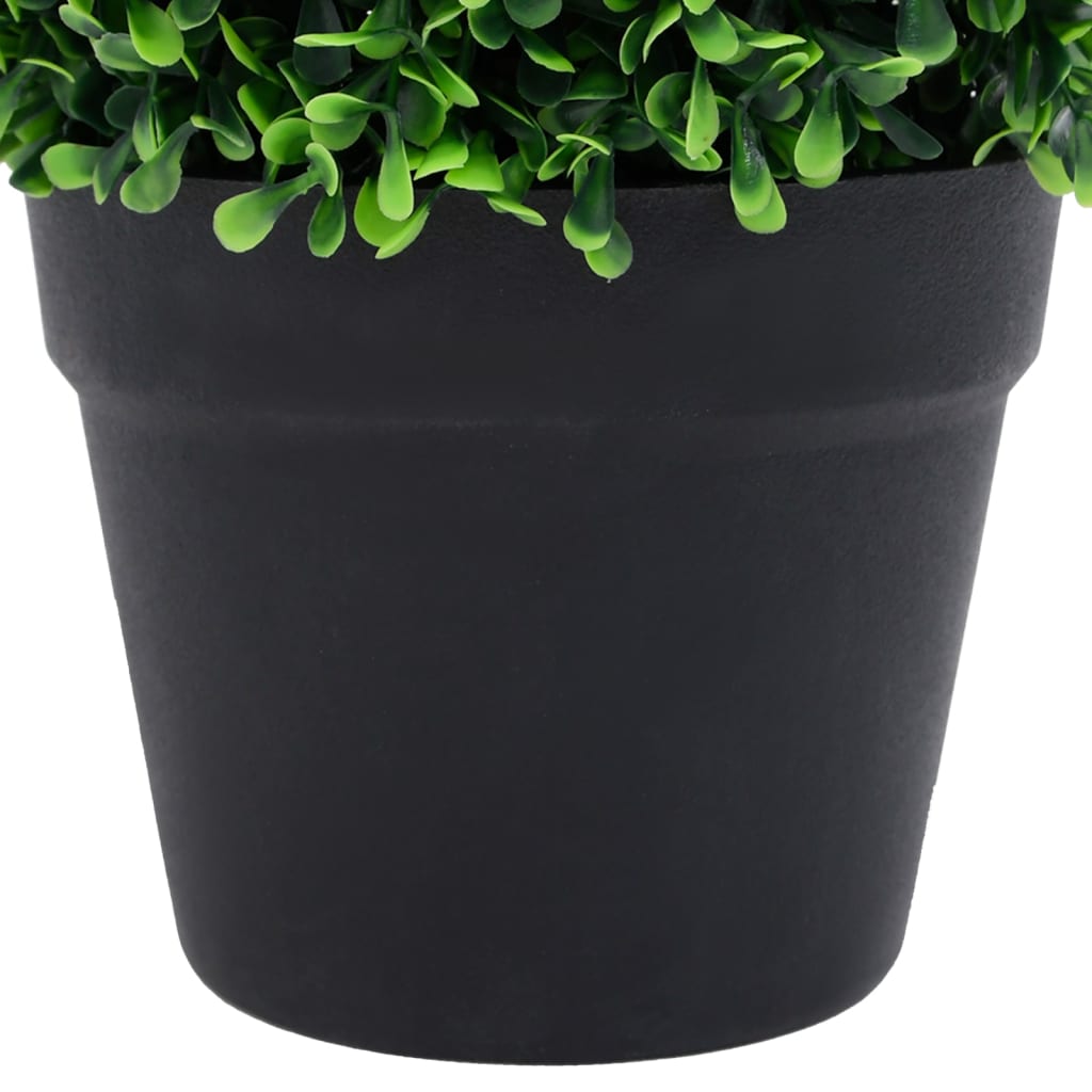 vidaXL Plante artificiale cimișir cu ghiveci, 2 buc. verde 32 cm minge vidaXL Plante artificiale cimișir cu ghiveci, 2 buc. verde 32 cm minge