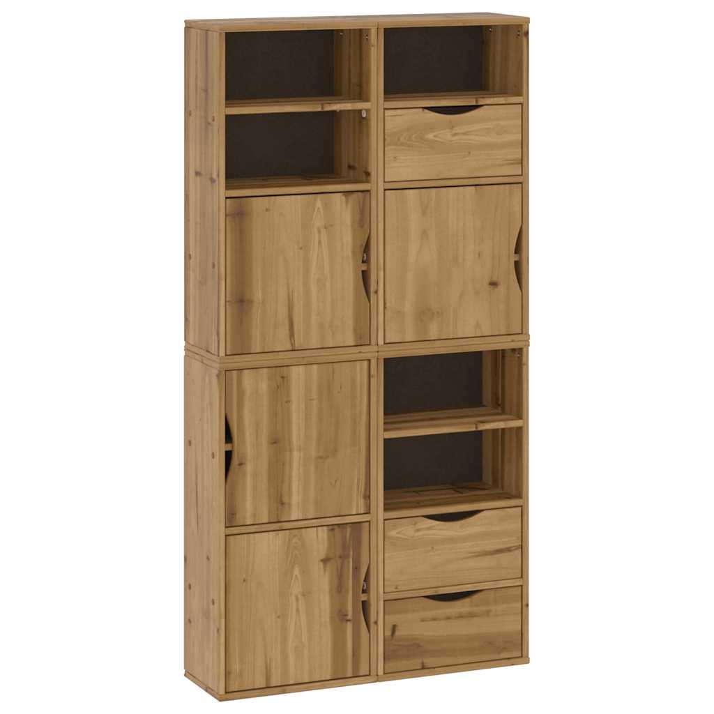 vidaXL Dulapuri laterale 4 buc "ODDA" 40x24x79 cm lemn masiv de pin