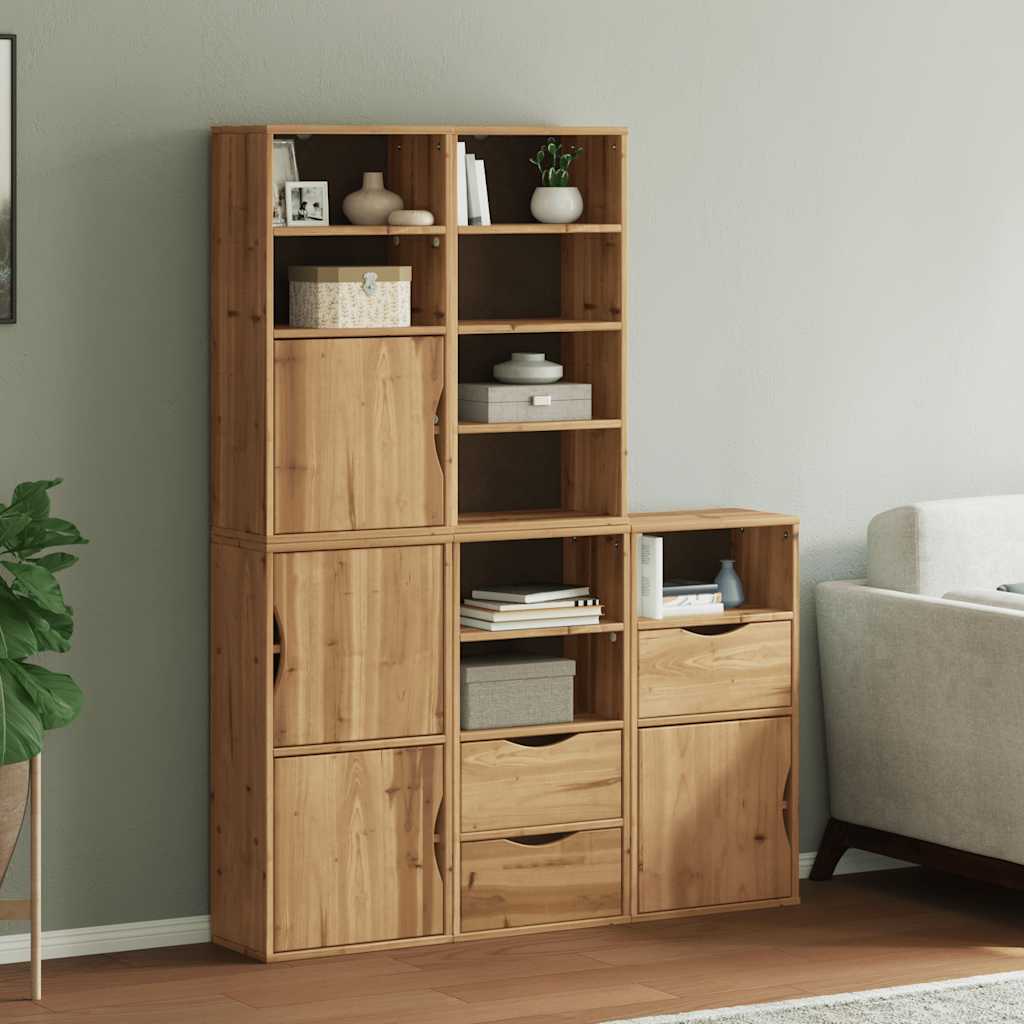vidaXL Dulapuri laterale 5 buc "ODDA" 40x24x79 cm lemn masiv de pin