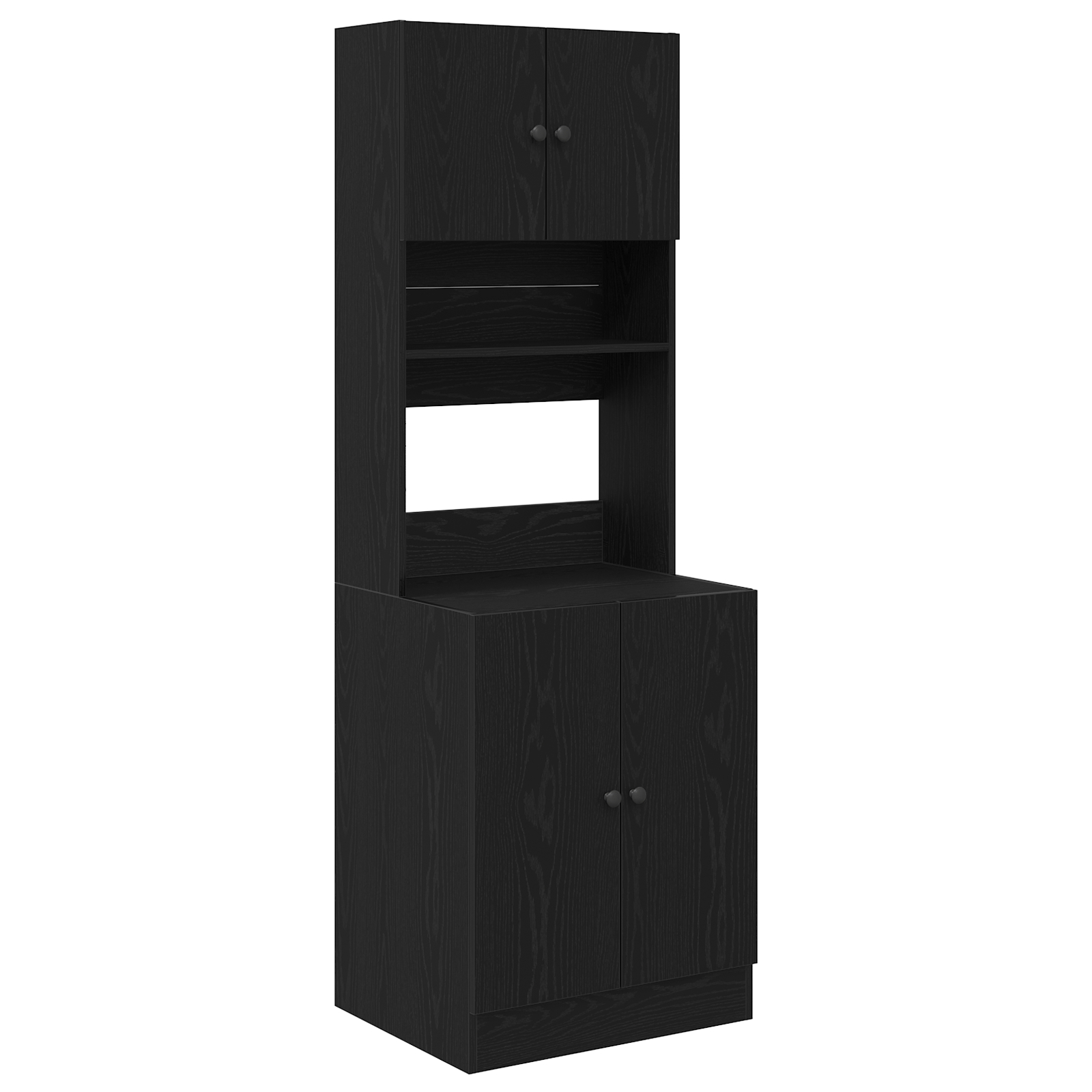 vidaXL Dulap de bucătărie Stejar negru 60 x 50 x 180 cm Lemn compozit