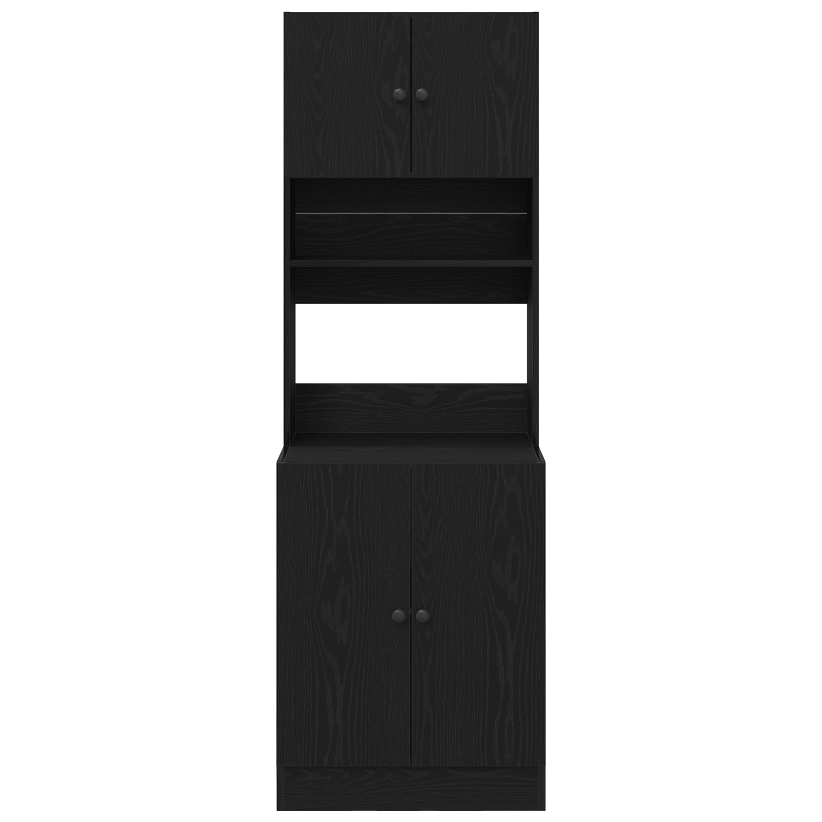 vidaXL Dulap de bucătărie Stejar negru 60 x 50 x 180 cm Lemn compozit