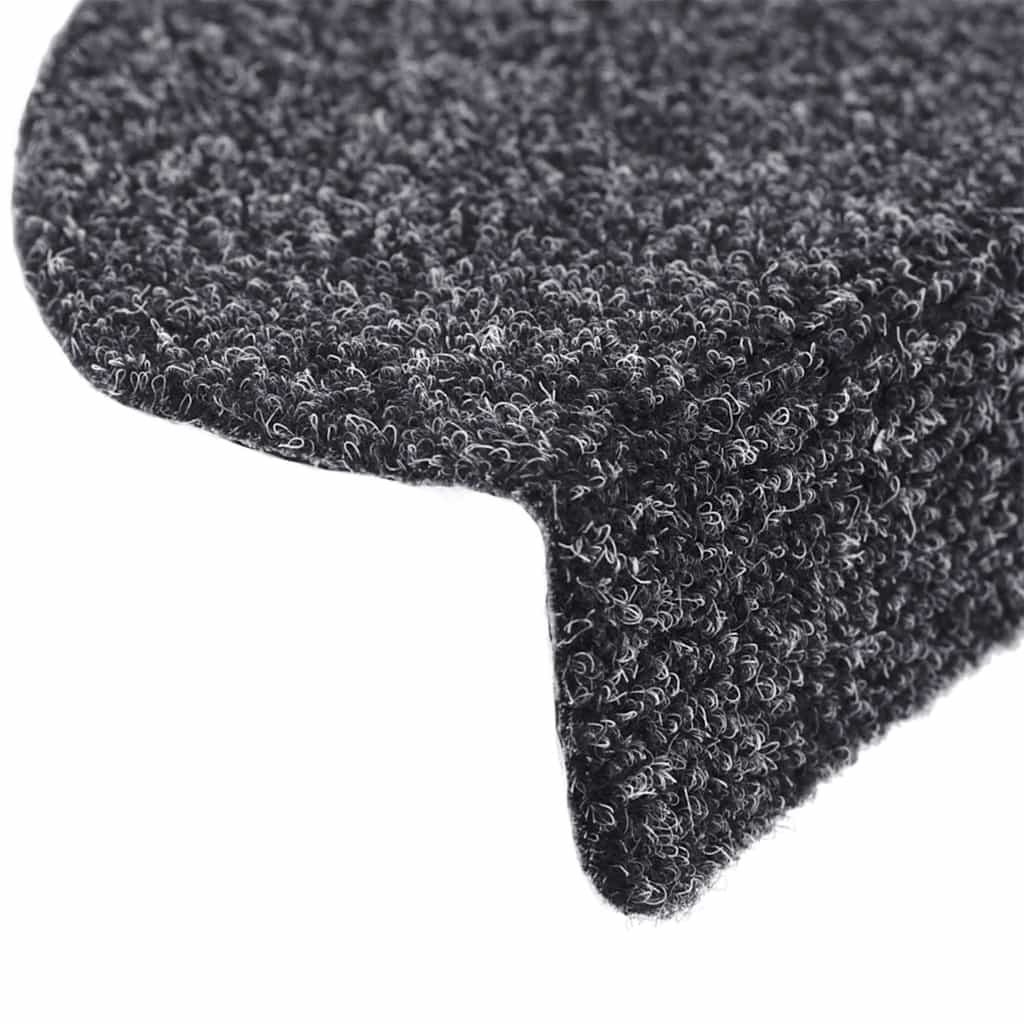 vidaXL Covorașe autoadezive pentru scări, 20 buc., 65x21x4 cm, gri închis, semirotunde, mari vidaXL Covorașe autoadezive pentru scări, 20 buc., 65x21x4 cm, gri închis, semirotunde, mari