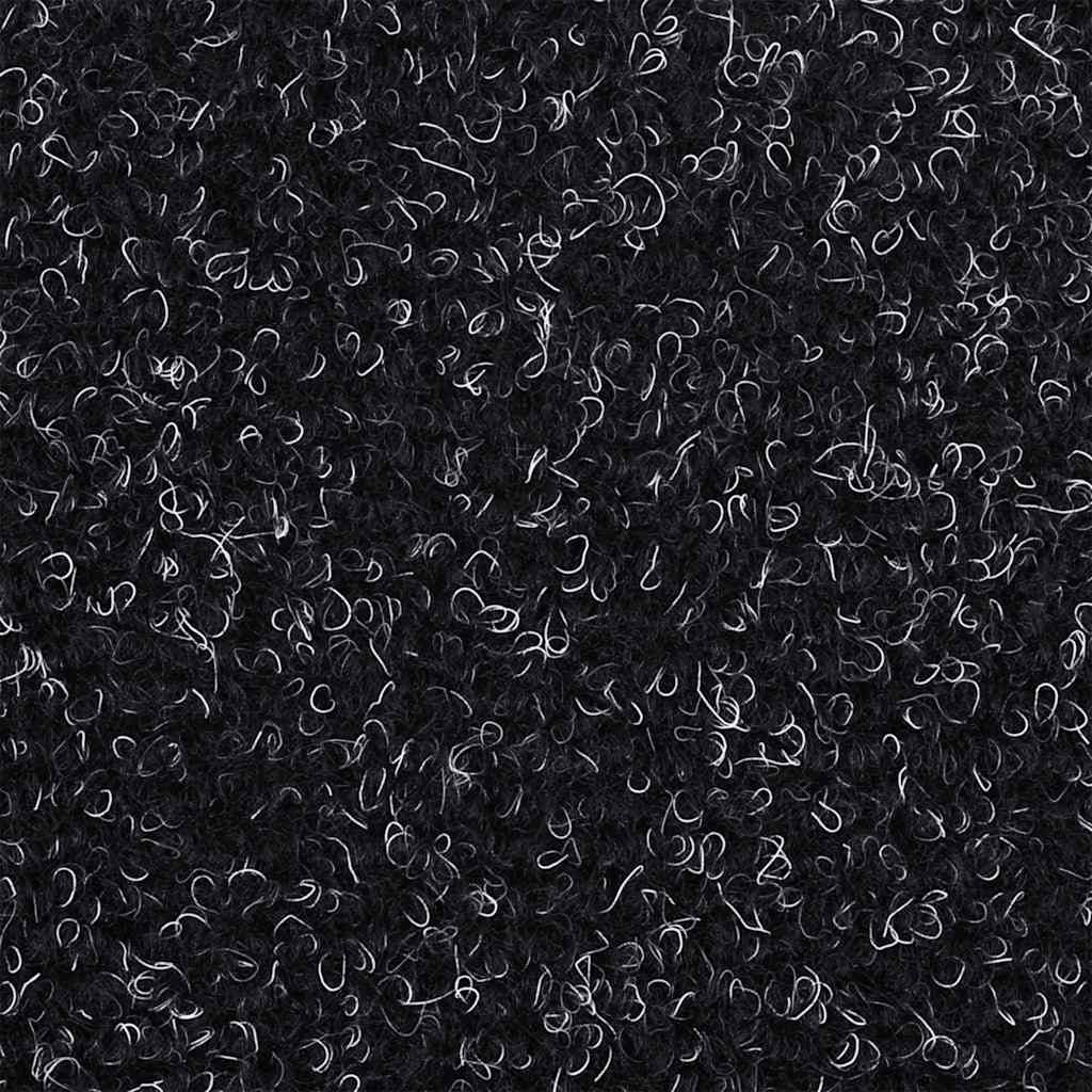 vidaXL Covorașe autoadezive pentru scări, 20 buc., 65x21x4 cm, negru, semirotunde, mari