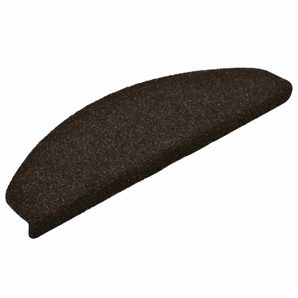 vidaXL Covorașe autoadezive pentru scări, 20 buc., 65x21x4 cm, maro închis, semirotunde, mari vidaXL Covorașe autoadezive pentru scări, 20 buc., 65x21x4 cm, maro închis, semirotunde, mari
