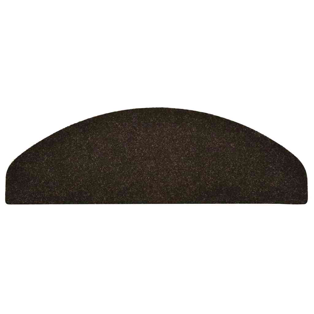 vidaXL Covorașe autoadezive pentru scări, 20 buc., 65x21x4 cm, maro închis, semirotunde, mari vidaXL Covorașe autoadezive pentru scări, 20 buc., 65x21x4 cm, maro închis, semirotunde, mari