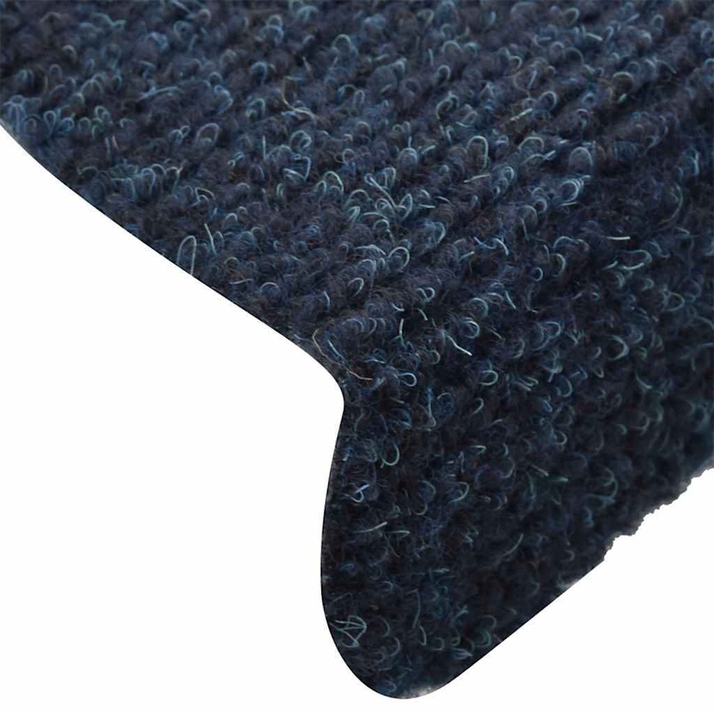 vidaXL Covorașe autoadezive pentru scări, 20 buc., 65x21x4 cm, bleumarin, semirotunde, mari vidaXL Covorașe autoadezive pentru scări, 20 buc., 65x21x4 cm, bleumarin, semirotunde, mari