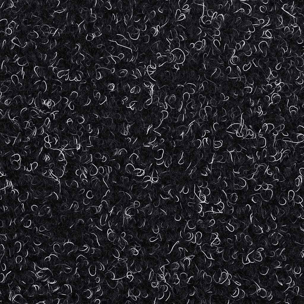 vidaXL Covorașe autoadezive pentru scări, 30 buc., 65x21x4 cm, negru, semirotunde, mari