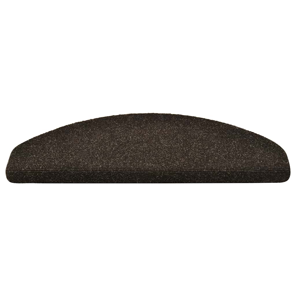 vidaXL Covorașe pentru scări autoadezive, 30 buc., 65x21x4 cm, maro închis, semirotunde, mari vidaXL Covorașe pentru scări autoadezive, 30 buc., 65x21x4 cm, maro închis, semirotunde, mari