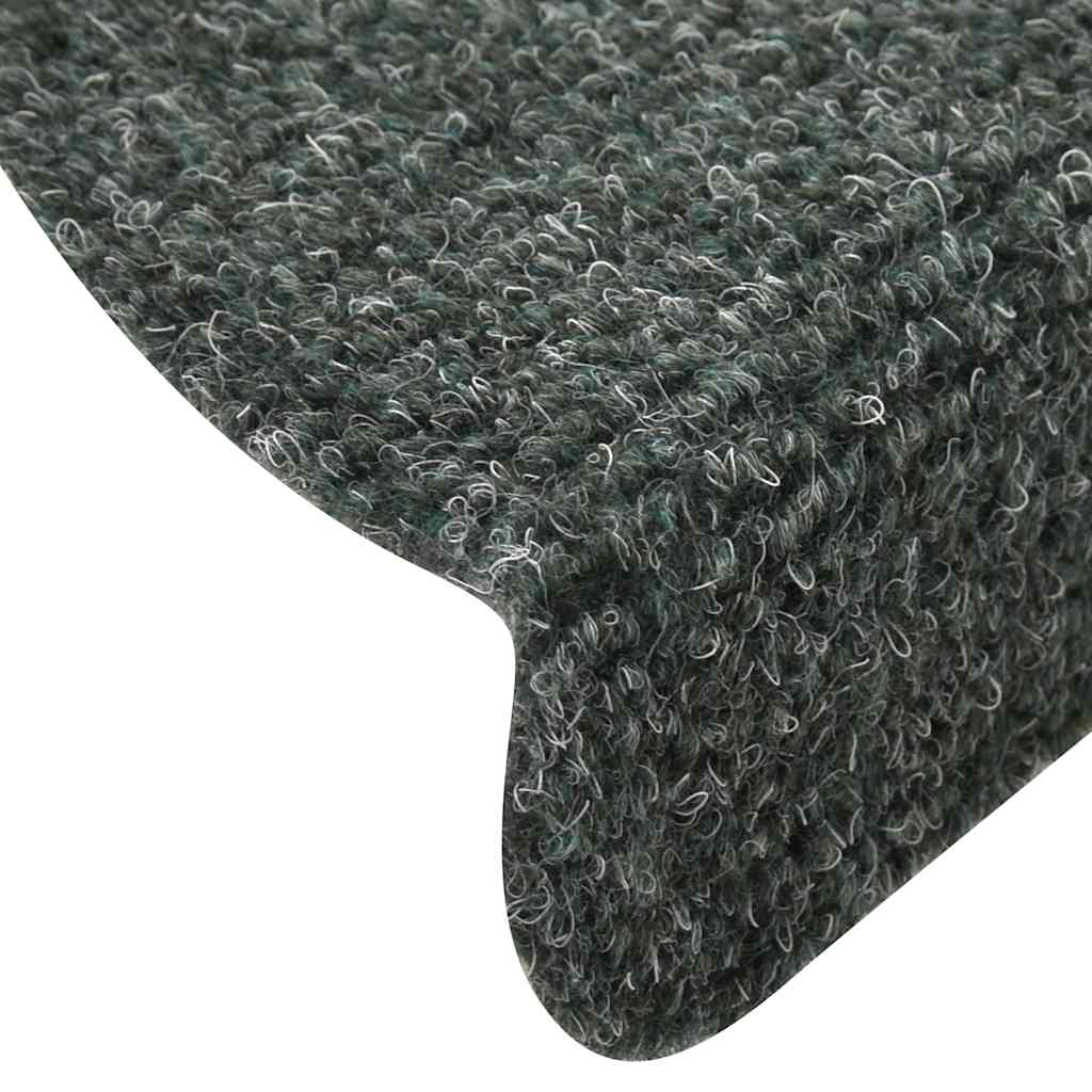 vidaXL Covorașe autoadezive pentru scări, 30 buc., 65x21x4 cm, verde, semirotunde, mari vidaXL Covorașe autoadezive pentru scări, 30 buc., 65x21x4 cm, verde, semirotunde, mari