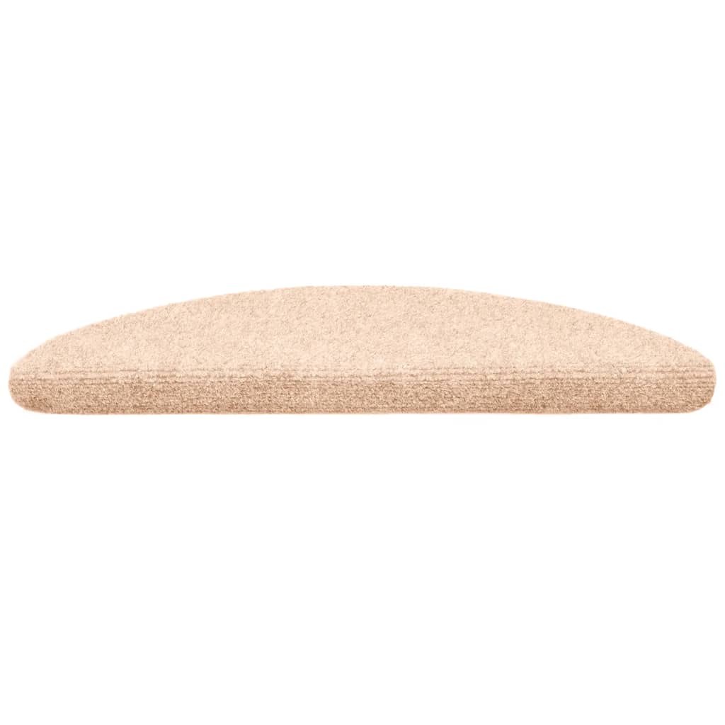 vidaXL Covorașe autoadezive pentru scări, 20 buc., 56x17x3 cm, crem, semirotunde vidaXL Covorașe autoadezive pentru scări, 20 buc., 56x17x3 cm, crem, semirotunde