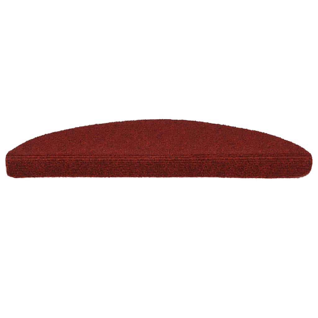 vidaXL Covorașe pentru scări autoadezive, 20 buc., 56x17x3 cm, roșu bordeaux, semirotunde vidaXL Covorașe pentru scări autoadezive, 20 buc., 56x17x3 cm, roșu bordeaux, semirotunde