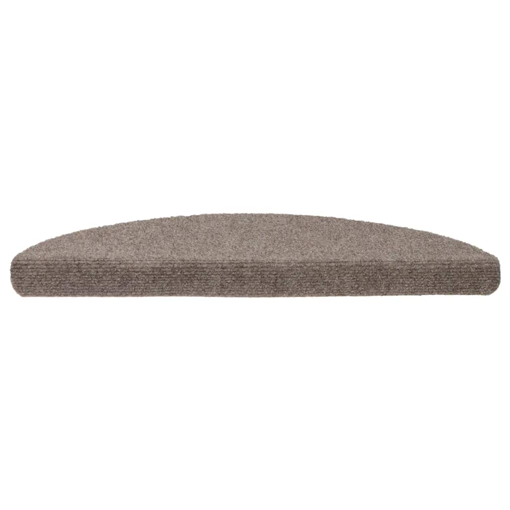 vidaXL Covorașe autoadezive pentru scări, 20 buc., 56x17x3 cm, bej, semirotunde vidaXL Covorașe autoadezive pentru scări, 20 buc., 56x17x3 cm, bej, semirotunde