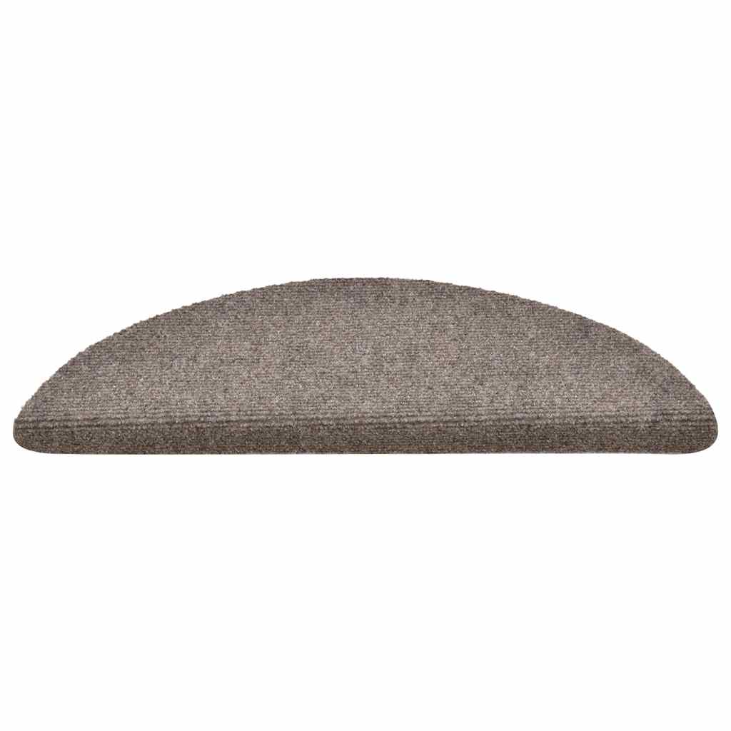 vidaXL Covorașe autoadezive pentru scări, 30 buc., 56x17x3 cm, bej, semirotunde vidaXL Covorașe autoadezive pentru scări, 30 buc., 56x17x3 cm, bej, semirotunde