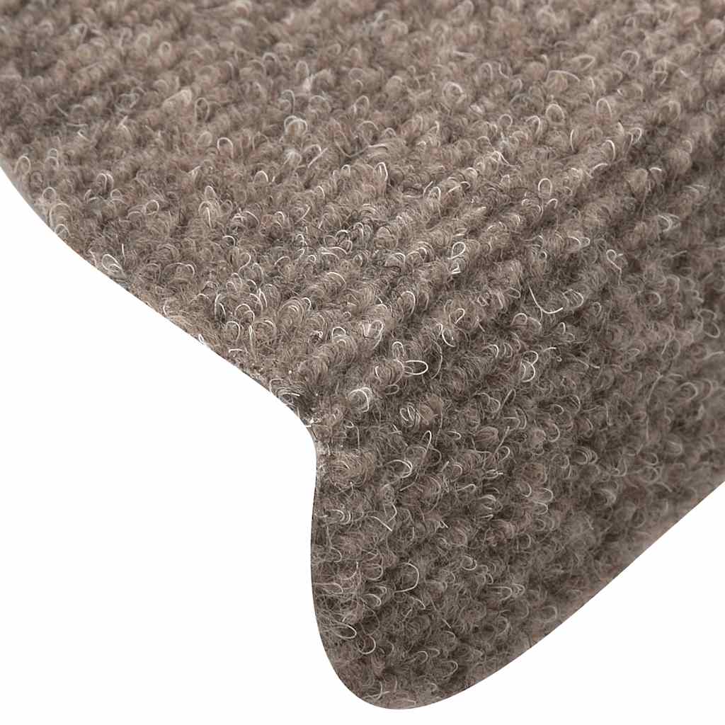 vidaXL Covorașe autoadezive pentru scări, 30 buc., 56x17x3 cm, bej, semirotunde vidaXL Covorașe autoadezive pentru scări, 30 buc., 56x17x3 cm, bej, semirotunde