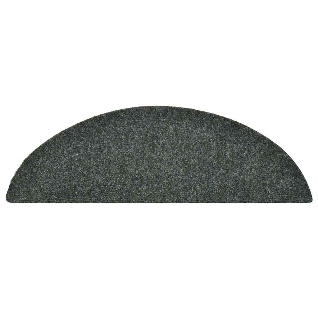 vidaXL Covorașe autoadezive pentru scări, 30 buc., 56x17x3 cm, semirotunde, verzi vidaXL Covorașe autoadezive pentru scări, 30 buc., 56x17x3 cm, semirotunde, verzi