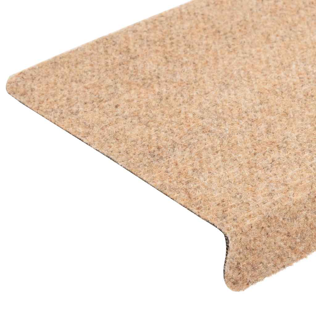 vidaXL Covorașe autoadezive pentru scări, 30 buc., 65x21x4 cm, margini dreptunghiulare, crem vidaXL Covorașe autoadezive pentru scări, 30 buc., 65x21x4 cm, margini dreptunghiulare, crem