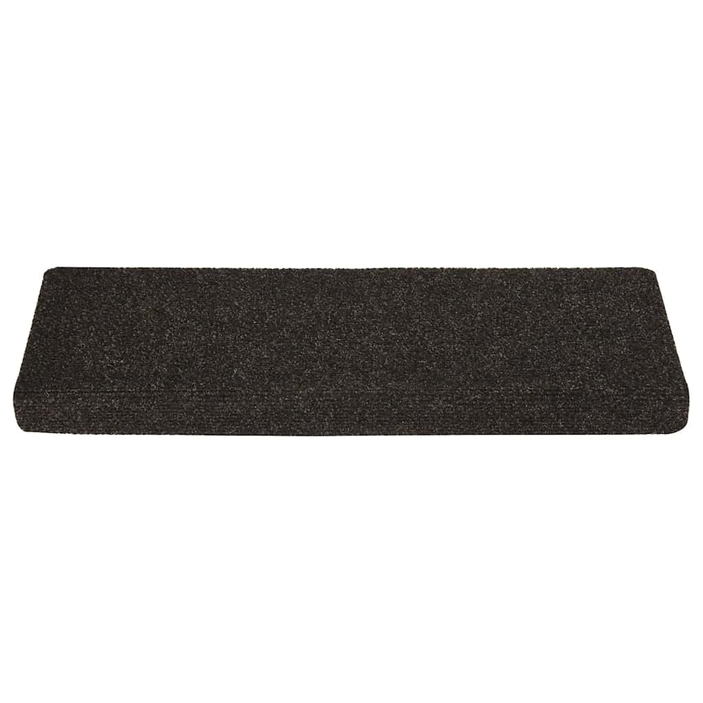 vidaXL Covorașe autoadezive pentru scări, 30 buc., 65x21x4 cm, maro închis, cu margini dreptunghiulare vidaXL Covorașe autoadezive pentru scări, 30 buc., 65x21x4 cm, maro închis, cu margini dreptunghiulare