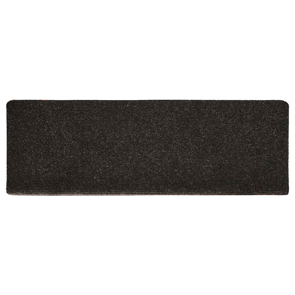 vidaXL Covorașe autoadezive pentru scări, 30 buc., 65x21x4 cm, maro închis, cu margini dreptunghiulare vidaXL Covorașe autoadezive pentru scări, 30 buc., 65x21x4 cm, maro închis, cu margini dreptunghiulare