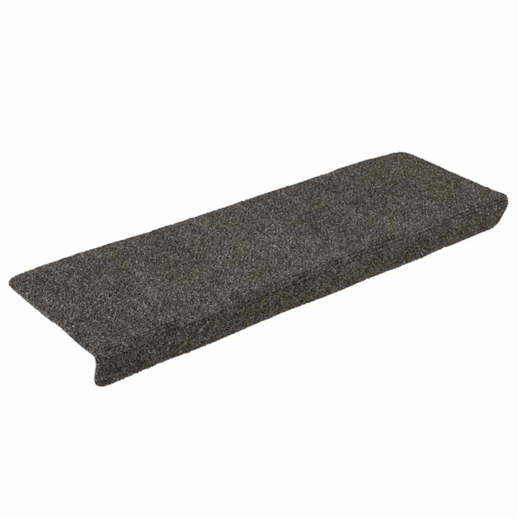 vidaXL Covorașe autoadezive pentru scări, 30 buc., 65x21x4 cm, antracit, cu margine dreptunghiulară vidaXL Covorașe autoadezive pentru scări, 30 buc., 65x21x4 cm, antracit, cu margine dreptunghiulară