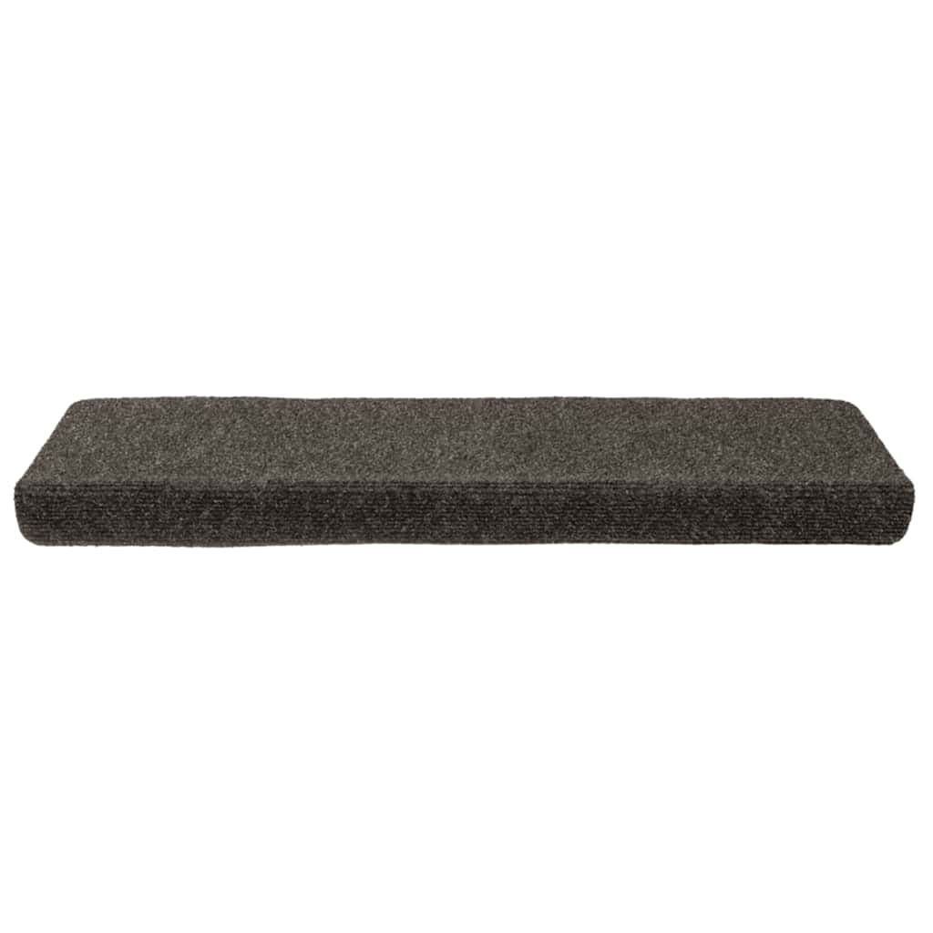 vidaXL Covorașe autoadezive pentru scări, 30 buc., 65x21x4 cm, antracit, cu margine dreptunghiulară vidaXL Covorașe autoadezive pentru scări, 30 buc., 65x21x4 cm, antracit, cu margine dreptunghiulară
