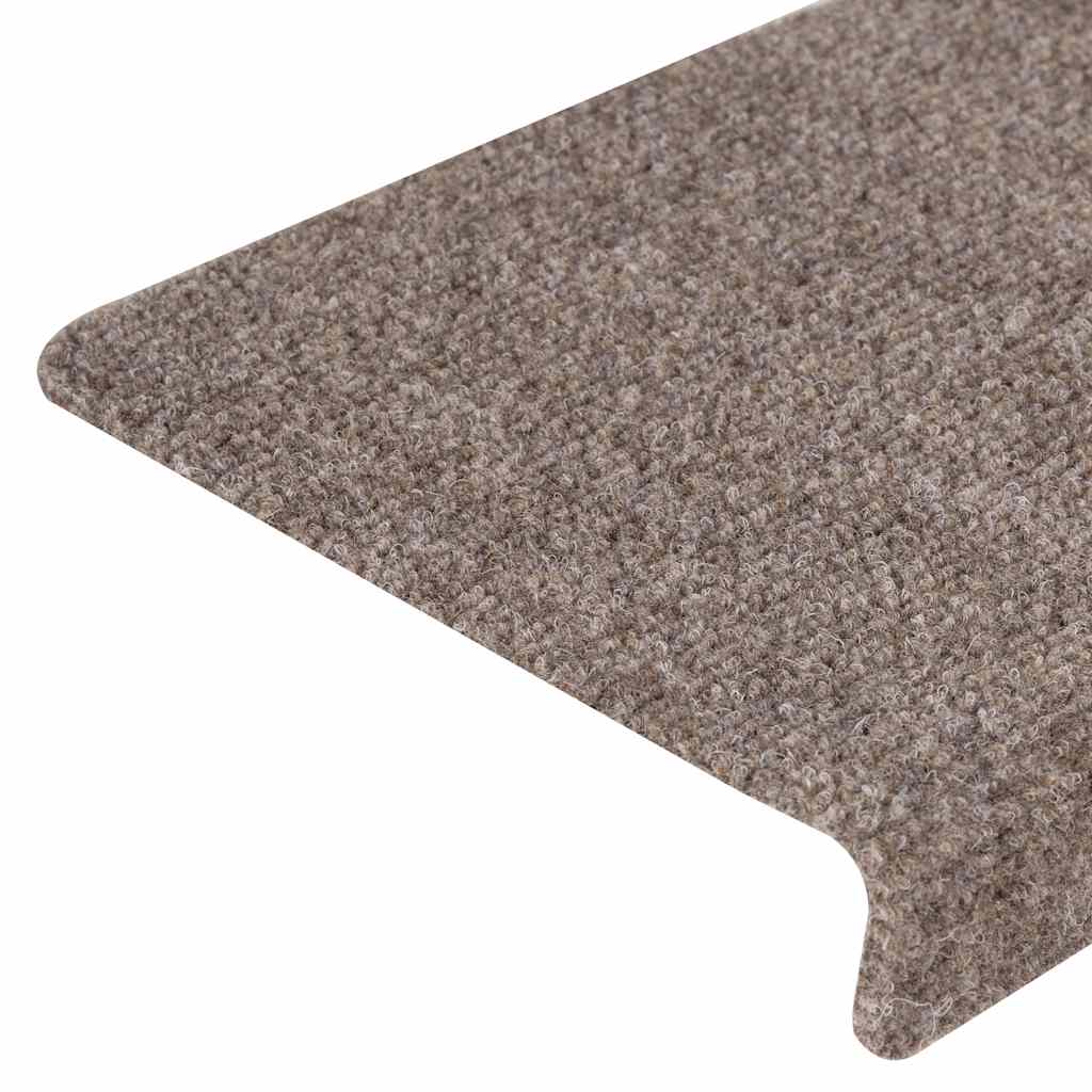 vidaXL Covorașe autoadezive pentru scări, 30 buc., 65x21x4 cm, bej, cu margini dreptunghiulare vidaXL Covorașe autoadezive pentru scări, 30 buc., 65x21x4 cm, bej, cu margini dreptunghiulare
