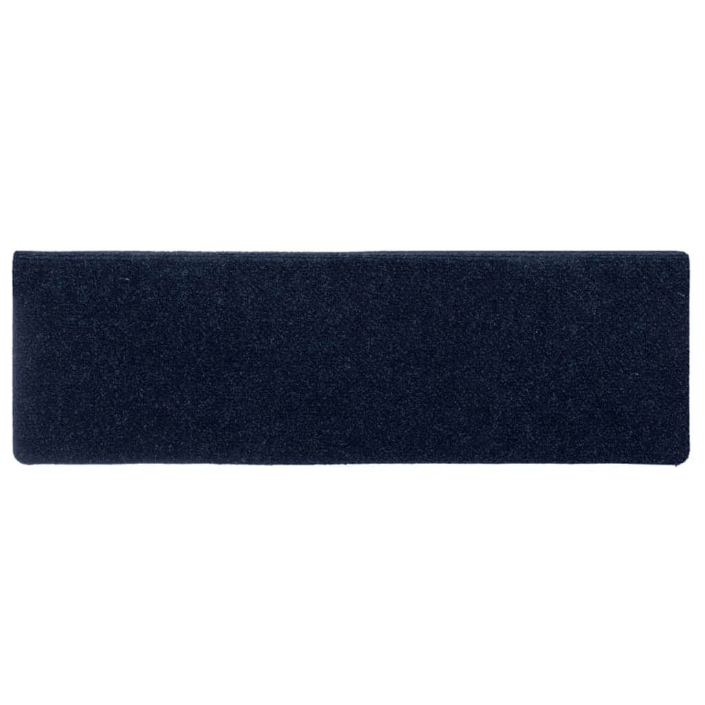 vidaXL Covorașe autoadezive pentru scări, 30 buc., 65x21x4 cm, margini dreptunghiulare, bleumarin vidaXL Covorașe autoadezive pentru scări, 30 buc., 65x21x4 cm, margini dreptunghiulare, bleumarin