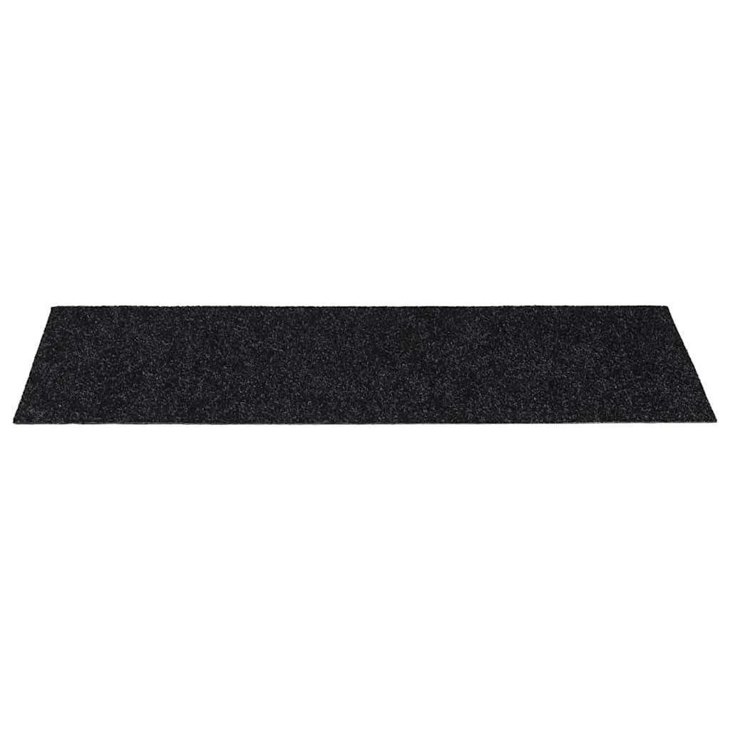 vidaXL Covorașe scări autoadezive, 30 buc., 60x25 cm, negre, dreptunghiulare vidaXL Covorașe scări autoadezive, 30 buc., 60x25 cm, negre, dreptunghiulare