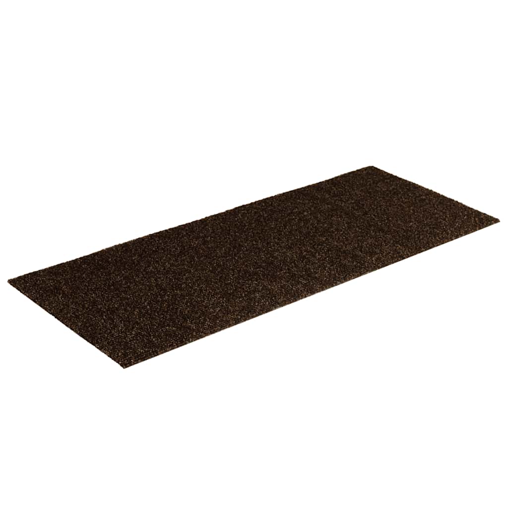 vidaXL Covorașe scări autoadezive, 30 buc., 60x25 cm, maro, dreptunghiulare