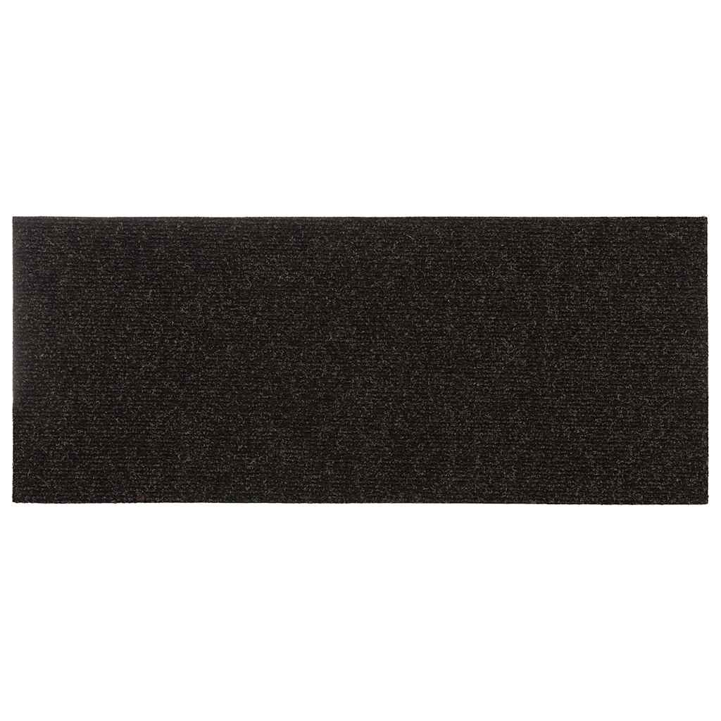 vidaXL Covorașe autoadezive pentru scări, 30 buc., 60x25 cm, maro închis, dreptunghiulare vidaXL Covorașe autoadezive pentru scări, 30 buc., 60x25 cm, maro închis, dreptunghiulare