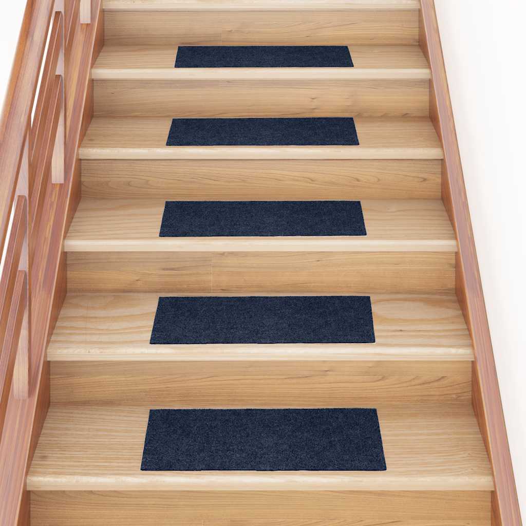 vidaXL Covorașe autoadezive pentru scări, 30 buc., 60x25 cm, dreptunghiulare, bleumarin vidaXL Covorașe autoadezive pentru scări, 30 buc., 60x25 cm, dreptunghiulare, bleumarin